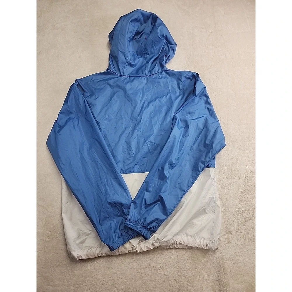 Columbia Omni-Tech Rain Jacket‎ Adult Womens X-Large Blue & White